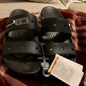 Croc Sandals in Black size 10W
